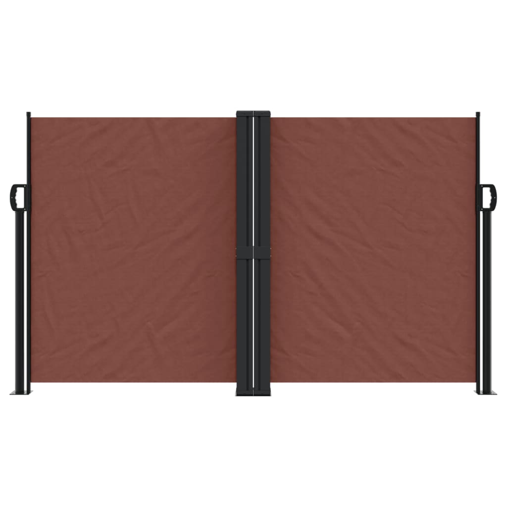 VidaXL Windshield Extendable 140x1200 cm brown