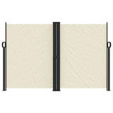 VidaXL Windshield Extendable 160x1200 cm cream -colored