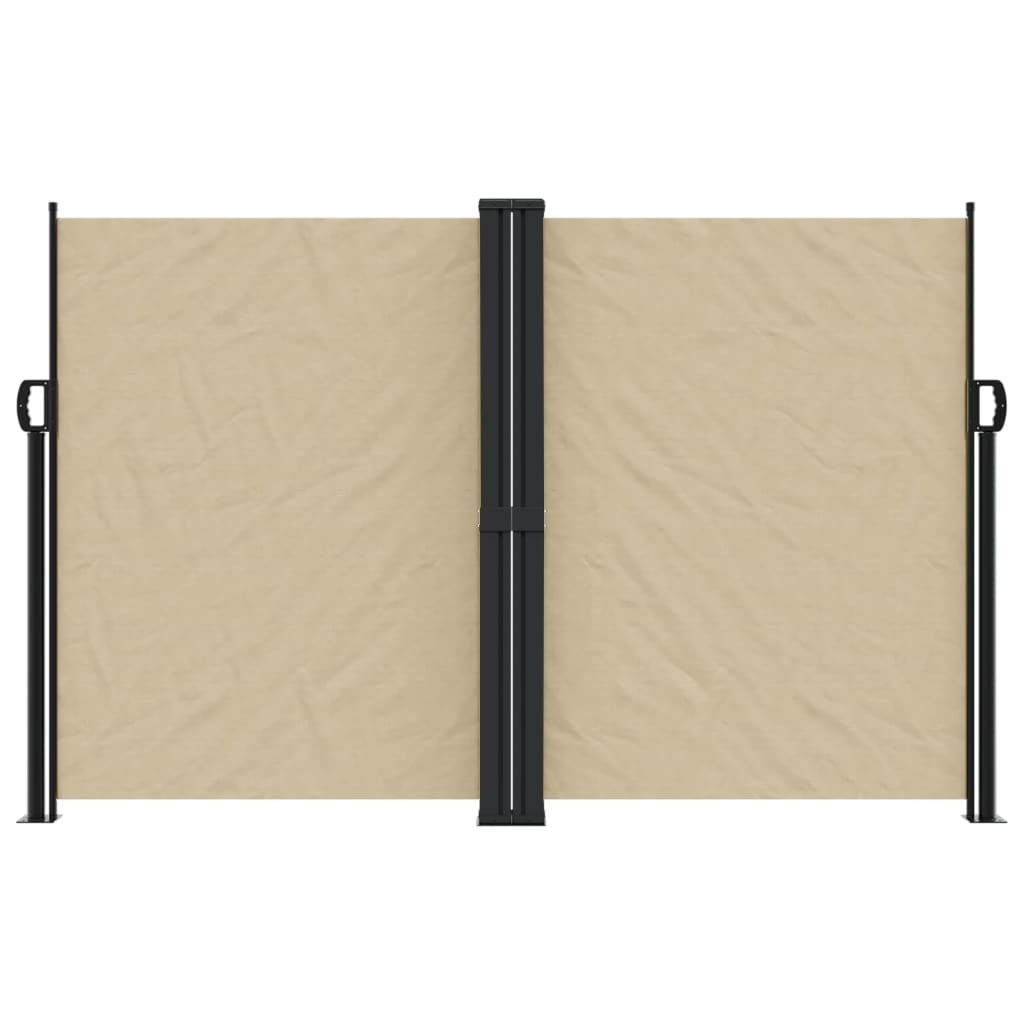 Vidaxl Windshield utdragbar 160x1200 cm beige