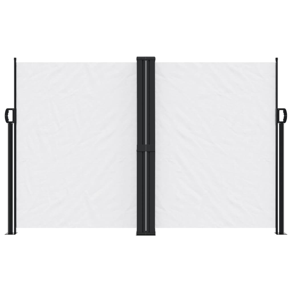 Pare-brise Vidaxl extensible 160x1200 cm blanc