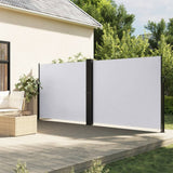 Pare-brise Vidaxl extensible 160x1200 cm blanc