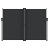 VidaXL Windshield Extendable 180x1200 cm Black