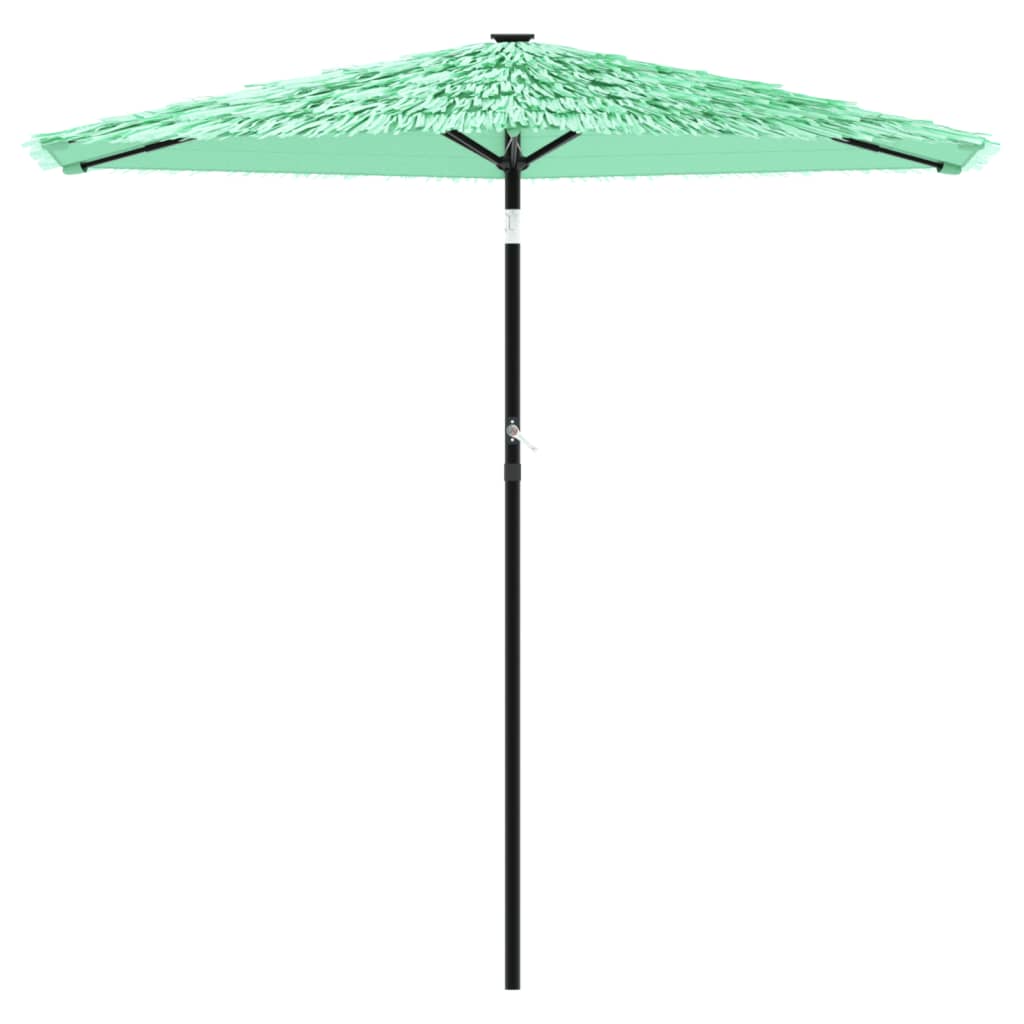 Vidaxl Parasol with steel pole 223x223x213 cm green