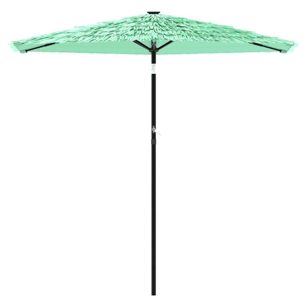 Vidaxl Parasol with steel pole 268x268x226 cm green