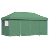 Vidaxl Partytent Foldable Pop-Up With 4 Side Walls Green