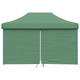 Vidaxl Partytent Foldable Pop-Up With 4 Side Walls Green