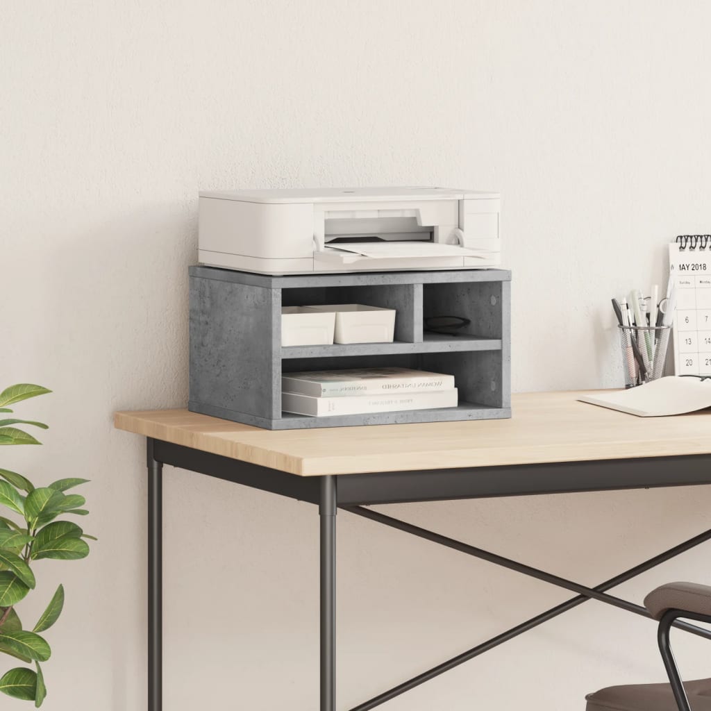 Vidaxl Printer box 40x32x22.5 cm Processed wood concrete price