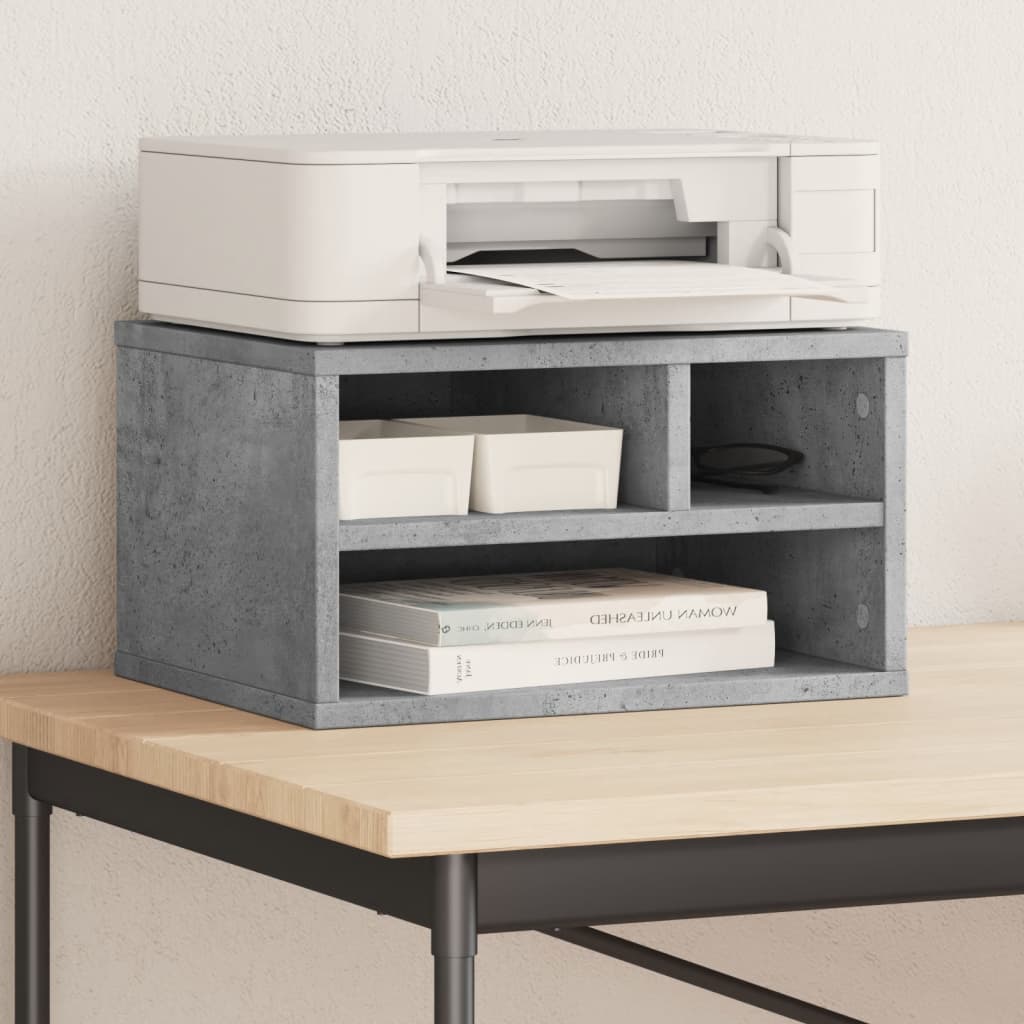 Vidaxl Printer box 40x32x22.5 cm Processed wood concrete price