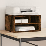 Vidaxl Printer Box 40x32x22.5 CM Egreed Wood Smoked Oak Colored