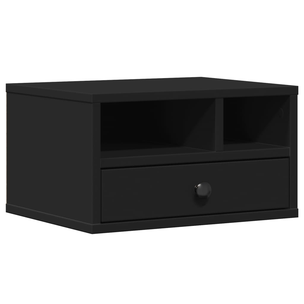 VidaXL Printer box 40x32x22.5 cm Properted Wood Black