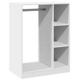 Vidaxl Kleederschaaf 77x48x102 CM verschafft Holz wäiss
