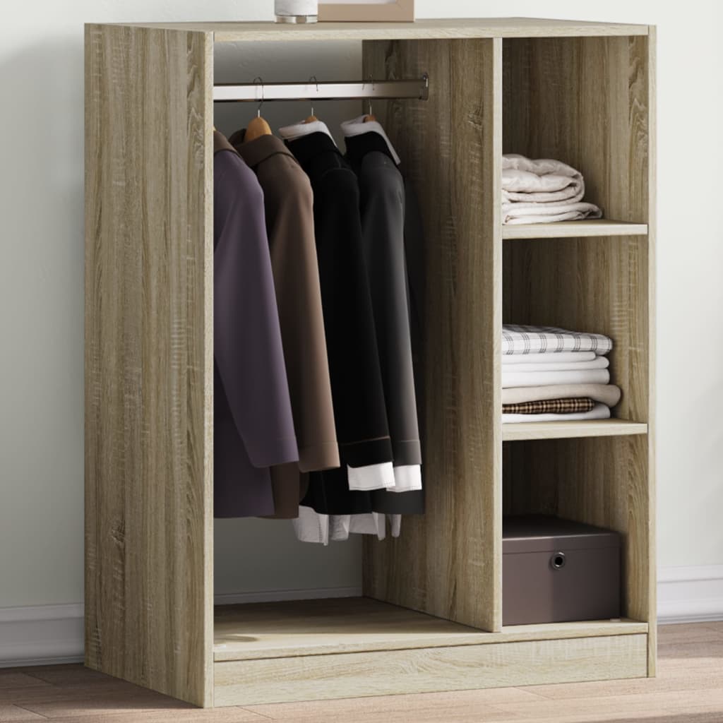 VidaXL Wardrobe 77x48X102 CM Properted Wood Sonoma Oak colored