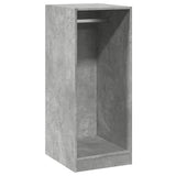 VidaXL Wardrobe 48x41X102 cm Processed Wood Betongrijs