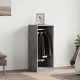 VidaXL Wardrobe 48x41X102 cm Processed Wood Betongrijs