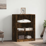 VidaXL Wardrobe 77x48x102 CM Practled Wood Smoked Oak colored