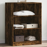 VidaXL Wardrobe 77x48x102 CM Practled Wood Smoked Oak colored
