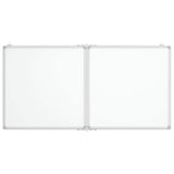 Vidaxl tabule magneticky skládací 120x60x1.7 cm hliník