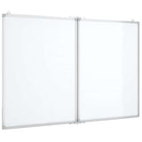 Vidaxl Whiteboard Magnetically foldable 120x80x1.7 cm aluminum