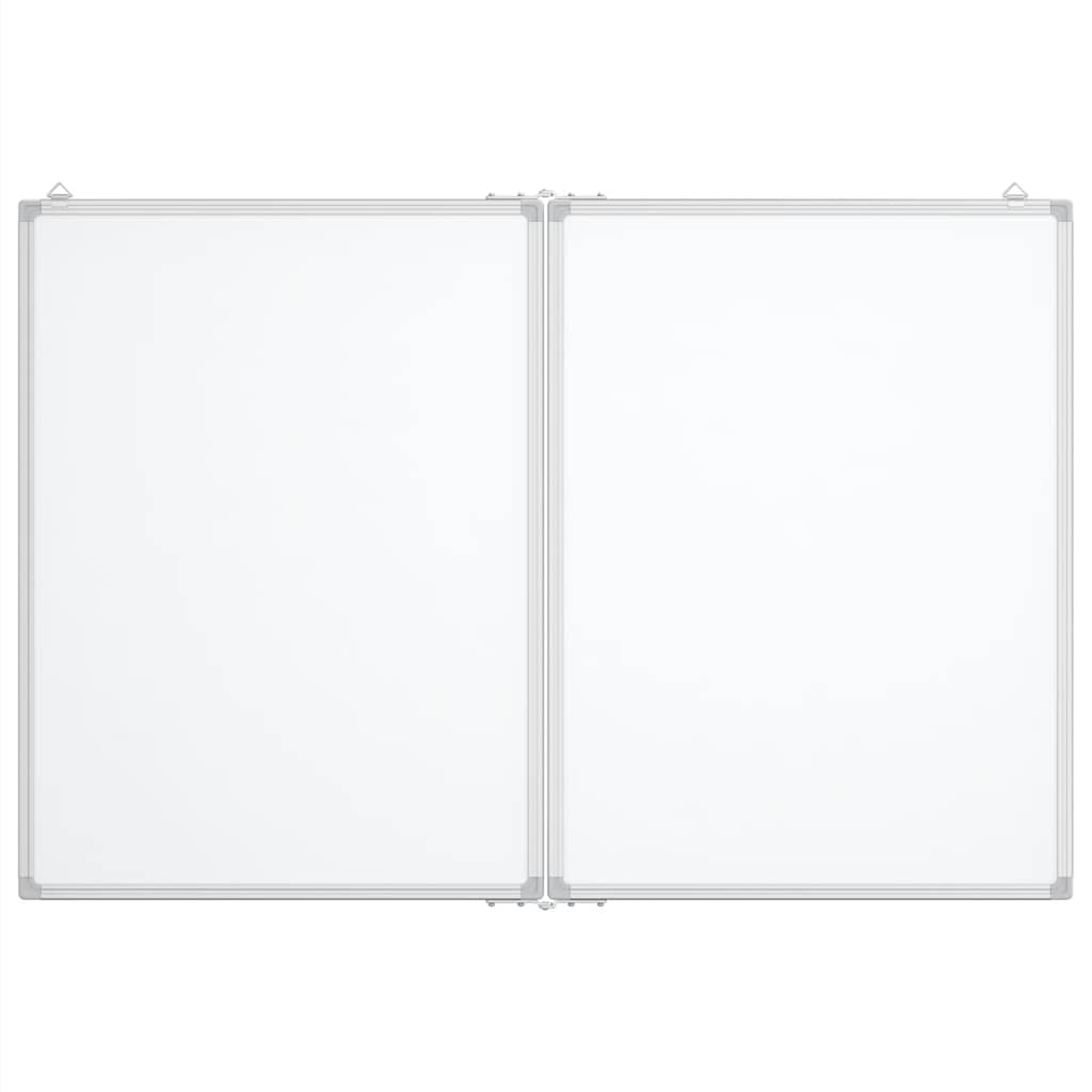 Vidaxl tabule magneticky skládací 120x100x1.7 cm hliník