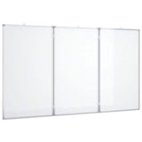 Vidaxl Whiteboard Magnetically foldable 120x100x1.7 cm aluminum