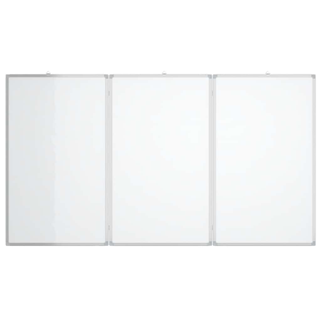 Vidaxl Whiteboard Magnetically foldable 120x100x1.7 cm aluminum
