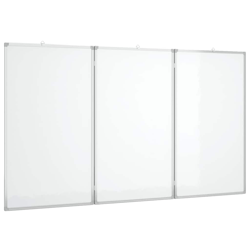 Vidaxl whiteboard magnetisch inklapbaar 150x80x1,7 cm aluminium