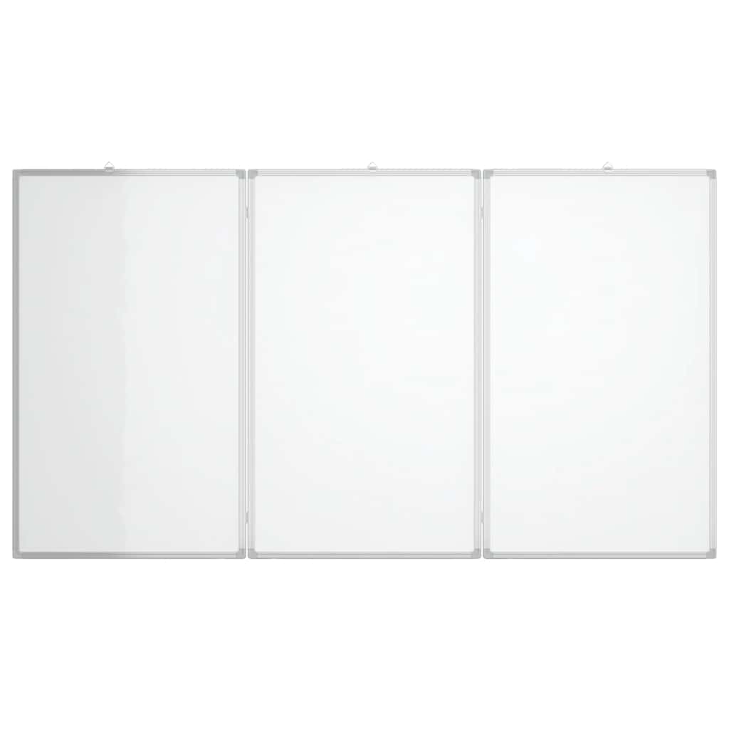 Vidaxl whiteboard magnetisch inklapbaar 150x80x1,7 cm aluminium
