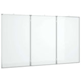 Vidaxl Whiteboard Magnetically foldable 180x80x1.7 cm aluminum