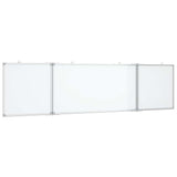 Vidaxl tabule magneticky skládací 160x40x1.7 cm hliníková