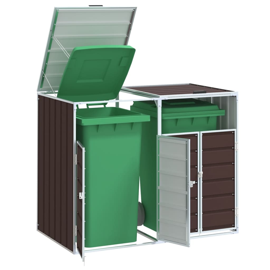 Vidaxl Container Späichere fir 2 Container 144x81x1100 cm Straf brong