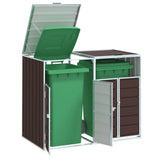 Vidaxl Container Späichere fir 2 Container 144x81x1100 cm Straf brong