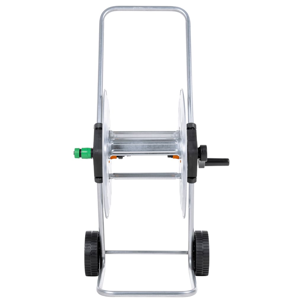 Carrello per tubo del giardino Vidaxl per 60 m 1 2 Acciaio per tubo
