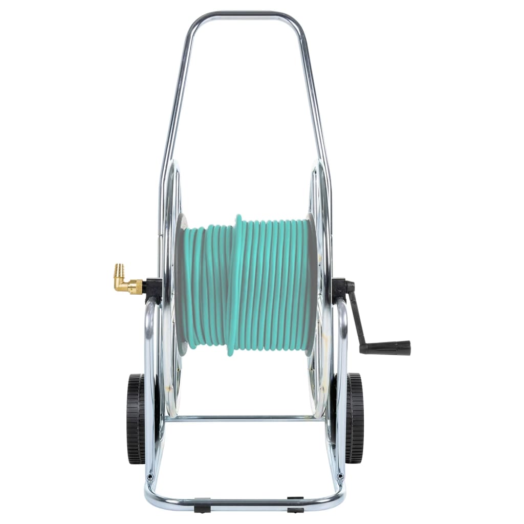 Carrello per tubo del giardino Vidaxl per 80 m 3 4 Acciaio per tubo