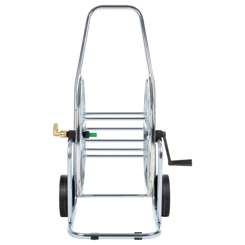 Carrello per tubo del giardino Vidaxl per 80 m 3 4 Acciaio per tubo