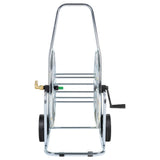 Carrello per tubo del giardino Vidaxl per 80 m 3 4 Acciaio per tubo
