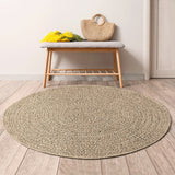 Vidaxl rug Zizur inside and outside Ø 200 cm jute look