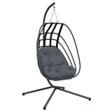 VidaXL Hanging chair with standard steel anthracite -colored