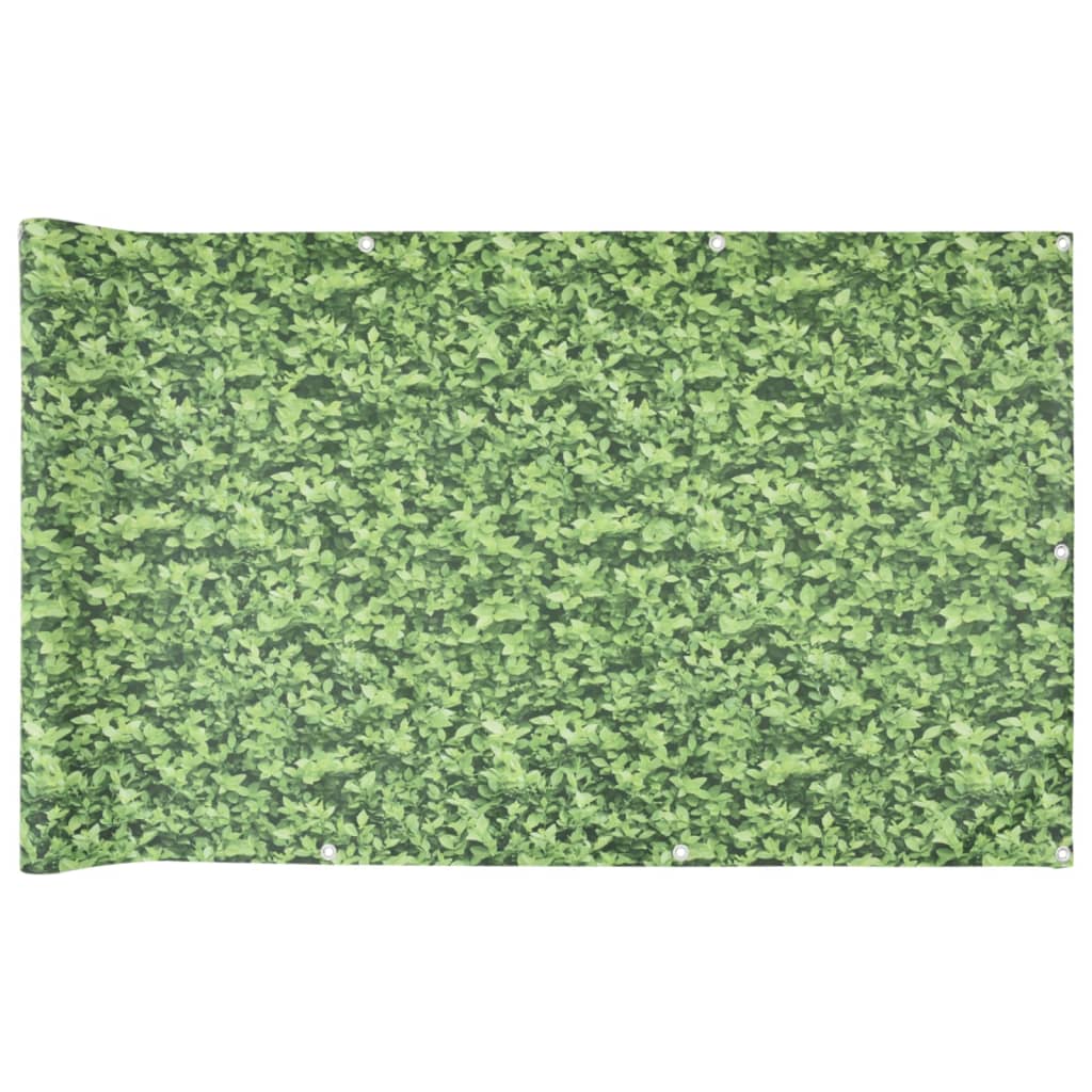 Vidaxl Pattern Plant Plant Pattern 1000x75 cm PVC verde