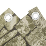 Vidaxl Balcony Schermo Stone Pattern 800x75 cm PVC