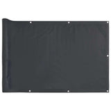 Vidaxl balkonscherm 400x90 cm pvc antracietkleurig