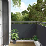 Vidaxl balkonscherm 1000x90 cm pvc antracietkleurig