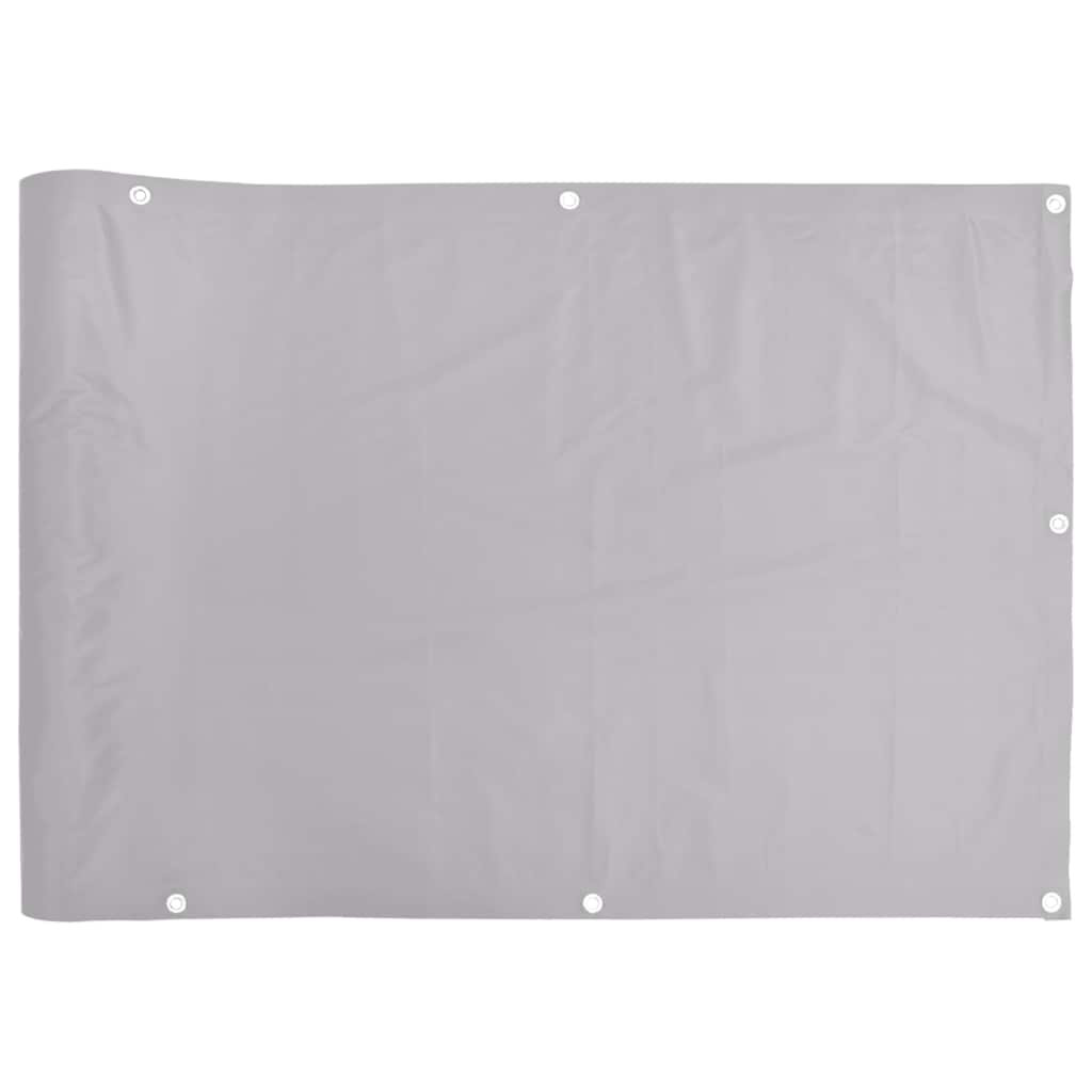 Vidaxl Balcony screen 400x90 cm PVC Gray