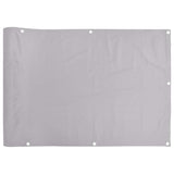 Vidaxl Balcony screen 400x90 cm PVC Gray