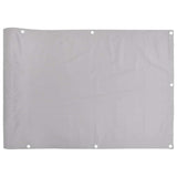 Vidaxl balkonskærm 1000x90 cm pvc grå
