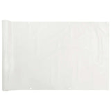 Vidaxl balkonscherm 500x90 cm pvc wit