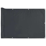 Vidaxl balkonscherm 500x120 cm pvc antracietkleurig