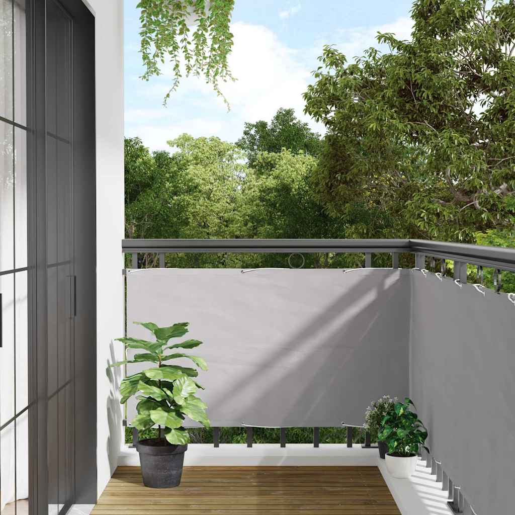 Vidaxl balkonscherm 700x120 cm pvc grijs