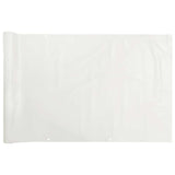 Vidaxl balkonscherm 500x120 cm pvc wit