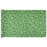 Patrón de planta de pantalla de balcón Vidaxl 400x120 cm PVC Green