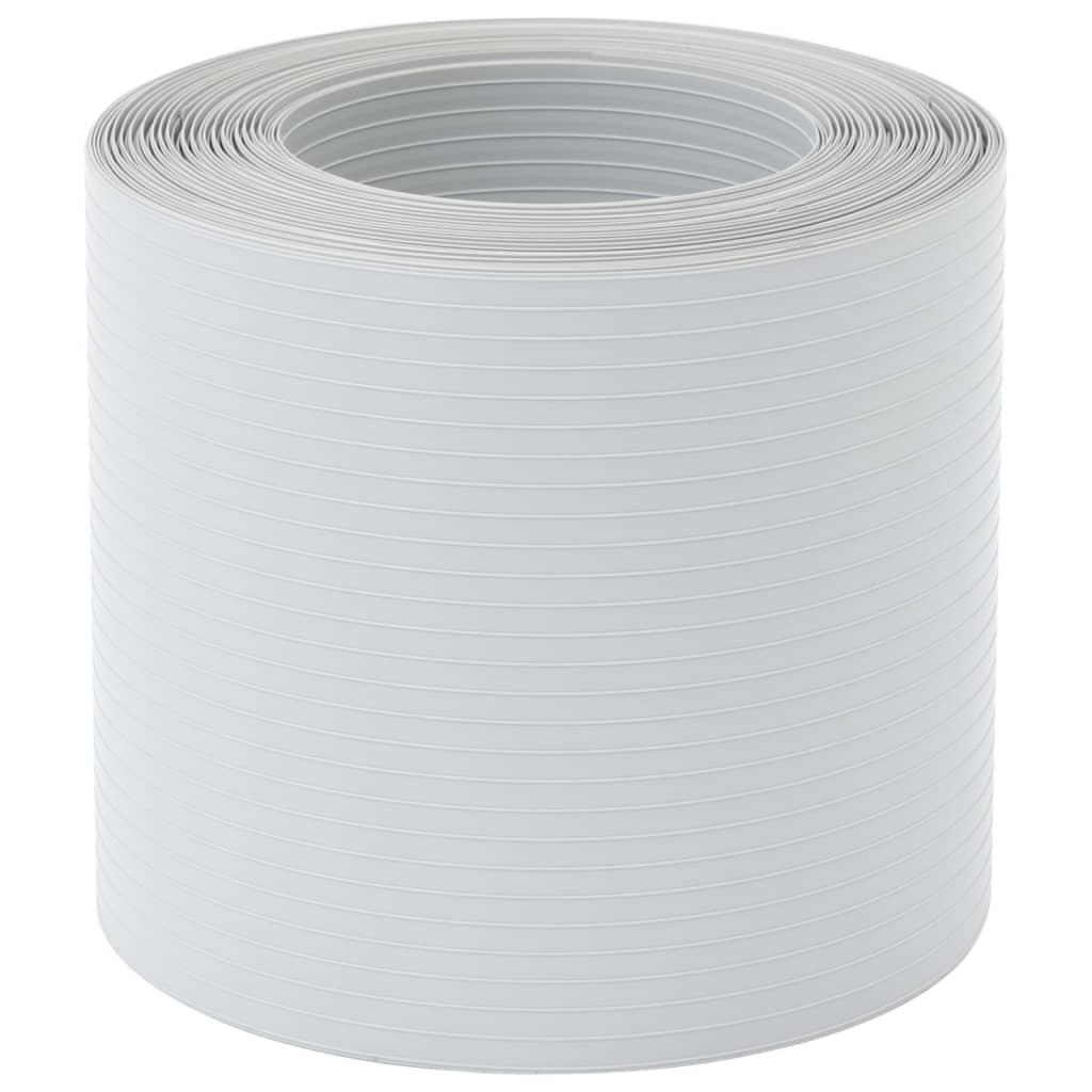 Vidaxl Gartenbildschirme 10 ST 252.5x19 M PVC Hellgrau